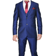 closeoutblue red two piece mens suit